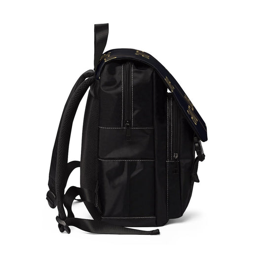 Uniquely You Half-Flap Backpack — Love Print, Black