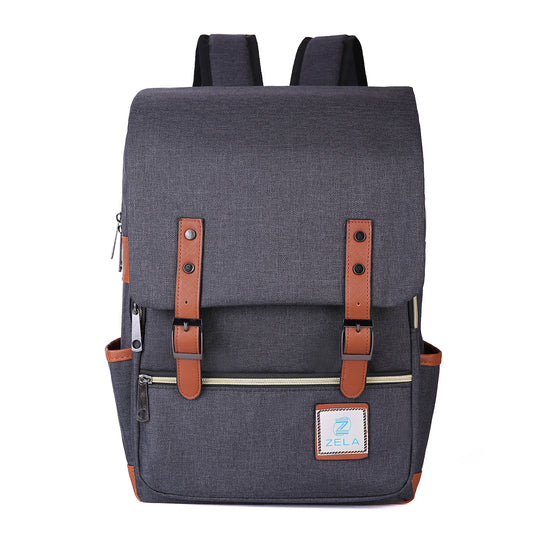 Slim 15" Laptop Backpack for College & Work — Black